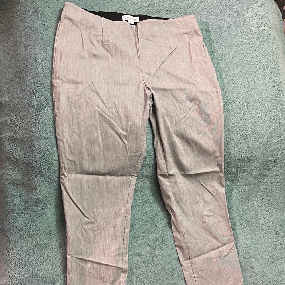 Calvin Klein Stylish Gray Dress Pants